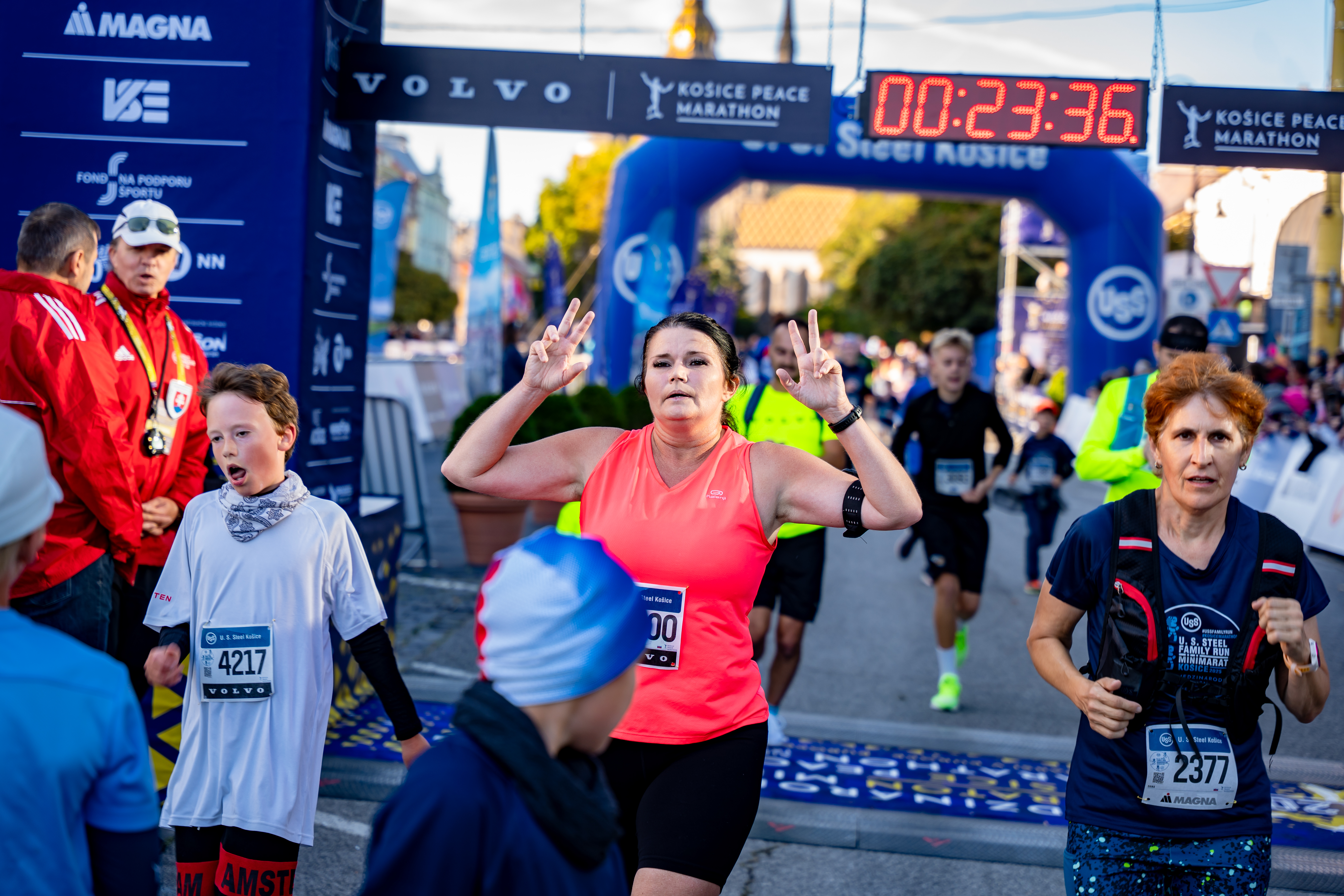 Start U. S. Steel Family Run  Minimaraton -74